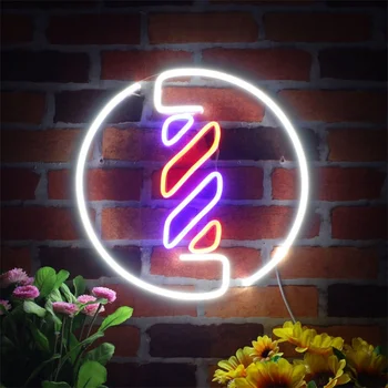Berber Direkleri Neon Burcu led ışık Parti Kulübü Restoran Dükkanı Bar Ev Lambası USB Powered Atmosferik Duvar Dekor Hediye