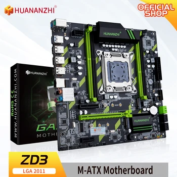 HUANANZHI ZD3 LGA 2011 Anakart M-ATX Desteği Xeon CPU E5 2696 2690 2680 2670 2650 2640 2620 1650 C2 V1 V2 DDR3 REG ECC RAM