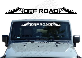 OFF ROAD için-Cam Afiş Çıkartması Arka cam Sticker uyar 4x4 çamur