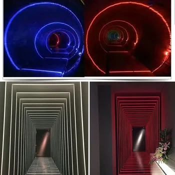 Led duvar ışıkları AC85-220V modern ev dekoratif alüminyum pencere lambası koridor lambası merdiven koridor sundurma bar yüklü ray lambası