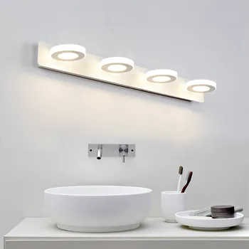 Modern banyo LED ayna ışık masası dresser başucu lambası aplik duvar lambaları lampada de led toptan dolap ayna ön lambalar