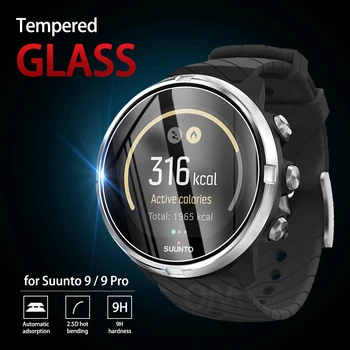 5 Adet 9H Premium Temperli Cam Suunto 9 akıllı saat Ekran Koruyucu Film Aksesuarları Suunto 9 Pro smartwatch