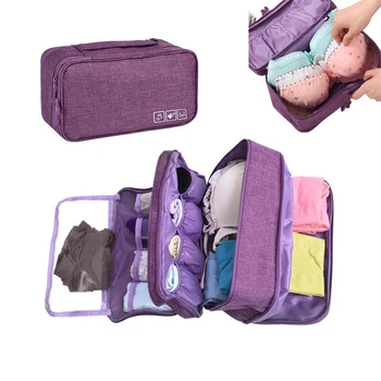 Taşınabilir Seyahat saklama çantası Iç Çamaşırı Kozmetik Makyaj Organizatör Çantası Dolap Dolap Bez Kılıfı Çorap Külot Sutyen Çanta