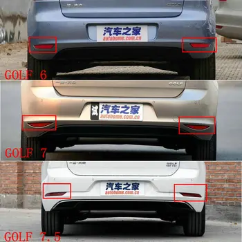 Golf 6 için MK6 Golf 7 MK7 Golf 7.5 MK7. 5 Arka tampon yansıtıcı reflektör paneli Sahte lamba 5KD 945 105 / 106 5GG 945 105 / 106