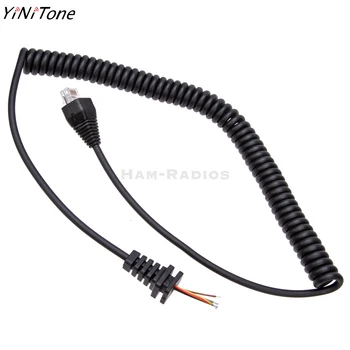 YiNiTone Yedek MH-67A8J RJ45 8 Pin El Hoparlör Mikrofon kablo kordonu Yaesu VX2108 VX2208 VX2508 Mobil Radyo