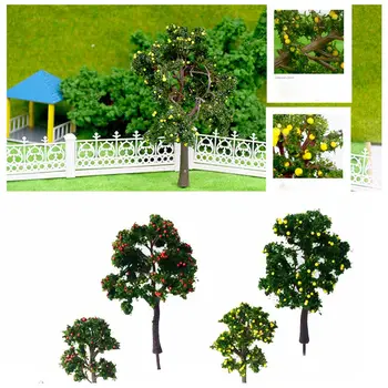 Ağaçları Modeli Ağacı Kum Masa Yapı Model Tren Çiftlik Meyve Ağacı Modeli Transfiguration Sahne Simiulation Meyve Bahçesi