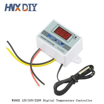 W3002 12V / 24V / 110V 220V LED Dijital sıcaklık kontrol cihazı Termostat Termoregülatör Sensörü Ölçer Buzdolabı Su ısıtma Soğutma