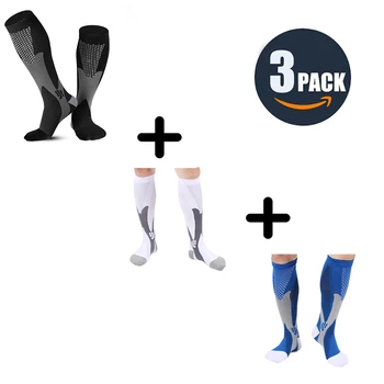 Varis çorabı futbolcu çorapları Koşu Açık Spor Crossfit Uçuş Seyahat Hemşireler Erkek Kadın varis çorabı s Artı Boyutu