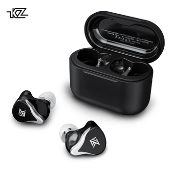 KZ Z3 TWS Bluetooth uyumlu Kulaklık Tip-C Şarj Kutusu Kablosuz HİFİ Dokunmatik Kontrol Gürültü İptal Kulaklık Kulaklık