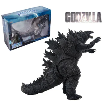 2021 Mecha Godzilla Figürü Film Godzilla vs kong Aksiyon Figürü Kral Canavar SHM Dinozor Heykelcik Çocuk Oyuncakları Noel Hediyesi
