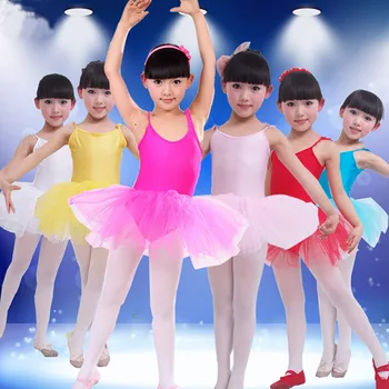 Yeni Kız Bale Elbise Çocuklar İçin Kız Dans Giyim Çocuk Bale Kostümleri Kızlar İçin Dans Leotard Kız Giyim 6 Renk